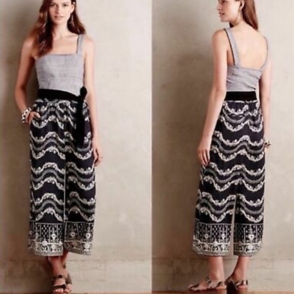 Anthropologie Pants - Anthropologie Lilka Maple Lane Crop Jumpsuit S